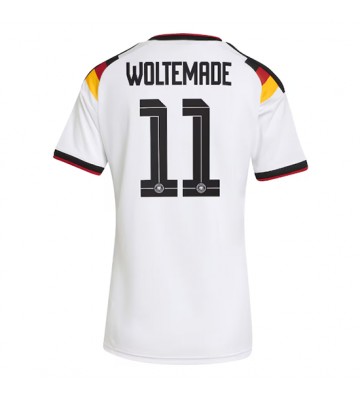 Tyskland Nick Woltemade #11 Replika Hemmatröja Damer VM 2026 Kortärmad